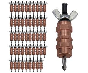 AB Tools 1/8In. Manual Cleco Wing Nut Style Temporary Fastener Sheet Metal Grip Pin 50Pk