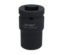 AB Tools 1" Drive 24mm Deep mm Impact Impacted Socket 6 Sided Single Hex