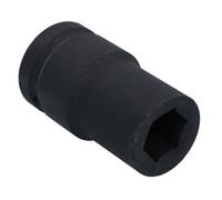 AB Tools 1" Drive 24mm Double Deep Impact Impacted Socket 6 Sided Single Hex Hgv