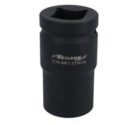 AB Tools 1" Drive 27mm Double Deep Impact Impacted Socket 6 Sided Single Hex Hgv