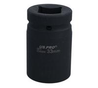 AB Tools 1" Drive 33mm Deep mm Impact Impacted Socket 6 Sided Single Hex