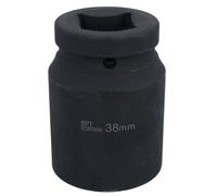 AB Tools 1" Drive 38mm Deep mm Impact Impacted Socket 6 Sided Single Hex