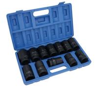 AB Tools 1 In Drive Double Deep Metric Sockets Single Hex 6 Sided 12Pc