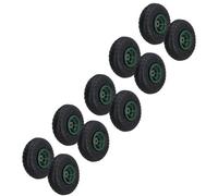 AB Tools 10 Inch Pneumatic Wheel For Sack Truck Carts Wheelbarrows 16mm Bore 10Pc