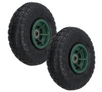 AB Tools 10 Inch Pneumatic Wheel for Sack Truck Carts Wheelbarrows 16mm Bore 2pc