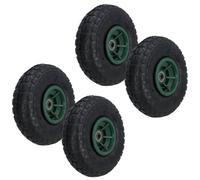 AB Tools 10 Inch Pneumatic Wheel For Sack Truck Carts Wheelbarrows 16mm Bore 4Pc