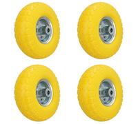 AB Tools 10 Inch Puncture Proof Sack Truck Cart Trolley Wheel 16mm Bore 150Kg 4Pc