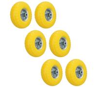 AB Tools 10 Inch Puncture Proof Sack Truck Cart Trolley Wheel 16mm Bore 150Kg 6Pc