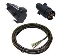 AB Tools 10 Metres (33 Feet) Trailer Light Board Extension Cable Lead Plug + Socket