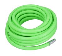 AB Tools 10 Metres Soft Rubber Hi-Vis Air Compressor Hose Airline 1/4 Bsp Male Thread