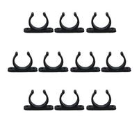 AB Tools 10 Pack 15mm Polyamide Tube Storage Clip Paddle Boat Hook Pole Tool Plastimo