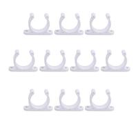 AB Tools 10 Pack 15mm Polyamide Tube Storage Clip Paddle Boat Hook Pole Tool Plastimo