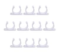 AB Tools 10 Pack 40mm Polyamide Tube Storage Clip Paddle Boat Hook Pole Tool Plastimo