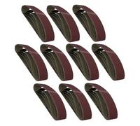 AB Tools 10 Pack Sanding Belts 80 Grit 686 X50mm Tool Sander Grinder Woodwork File Sil65