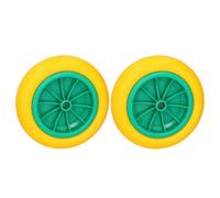 AB Tools 10" Solid Rubber Tyre For Sack Trucks Wheel Barrows Trolleys 20mm Centre 2Pc