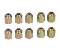 AB Tools 10 Steel Female Brake Pipe Union Fittings 12mm X 1mm Din For 1/4" Brake Pipe