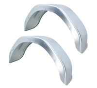 AB Tools 10" Trailer Mudguard Galvanised Steel / Wing / Fender (Pair)
