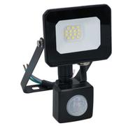 AB Tools 10 Watt Led Mini Floodlight Garden Lighting 800 Lumens Ip65 + Motion Sensor