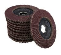 AB Tools 10 X Flap Discs 40 Grit Angle Grinder 4.5" (115mm) Flat Sanding Grinding Au025
