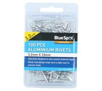 AB Tools 100 Metric Aluminium Blind Pop Pot Rivets Set Fastener Fastening 3.2mm X 10mm