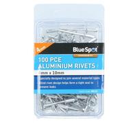 AB Tools 100 Metric Aluminium Blind Pop Pot Rivets Set Fastener Fastening 4mm X 10mm