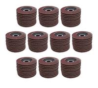 AB Tools 100 X Flap Discs 80 Grit Angle Grinder 4.5" (115mm) Flat Sanding Grinding