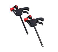 AB Tools 100mm (4") Quick Ratchet Clamp 2Pc Spreader Bar Clamp Grip Holder