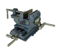 AB Tools 100mm Cross Sliding Engineer Drill Press Vice Machine Vice Hand Clamp Vise