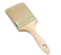 AB Tools 100mm Wide Nylon Paint Brush With Wooden Handle For Sheds Decking Fences