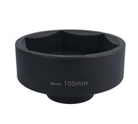 AB Tools 105mm 1In Drive Deep Metric Impact Impacted Socket 6 Sided Point Single Hex