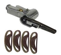 AB Tools 10mm 330 X 10mm Wide Air Finger Belt Sander Power File Detail Sanding And 25 Belts