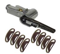 AB Tools 10mm 330 X 10mm Wide Air Finger Belt Sander Power File Detail Sanding And 50 Belts
