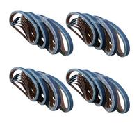 AB Tools 10mm Air Finger Zirconium Sander Sanding Belts 330mm X 10mm Mixed Grit 100Pk