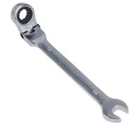 AB Tools 10mm Flexible Headed Ratchet Spanner Wrench Lockable Head 72 Teeth Bi-Hex