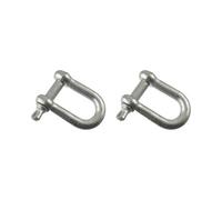 AB Tools 10mm Galvanised Dee Shackle Pack Of 2 Chandlery Dk03