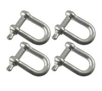 AB Tools 10mm Galvanised Dee Shackle Pack Of 4 Chandlery Dk03