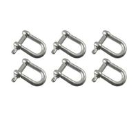 AB Tools 10mm Galvanised Dee Shackle Pack Of 6 Chandlery Dk03