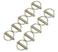 AB Tools 10mm Lynch Pins Clip Clamp (Linchpin) Linkage Locking Pin 10Pc Tractor Trailers