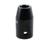 AB Tools 10mm Shallow Impact Socket 1/2" Drive 6 Point 36mm Length Chrome Vanadium Steel