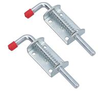 AB Tools 10mm Spring Loaded Shoot Slip Bolt Slide Catch Door Lock For Trailer Trucks 2Pc