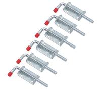 AB Tools 10mm Spring Loaded Shoot Slip Bolt Slide Catch Door Lock For Trailer Trucks 6Pc