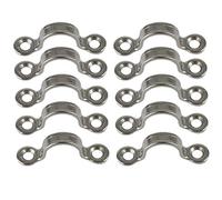 AB Tools 10mm Stainless Steel Sheet Eye Straps 10 Pack Fender Tie Ring DK80