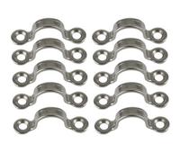 AB Tools 10mm Stainless Steel Sheet Eye Straps 10 Pack Fender Tie Ring Dk80