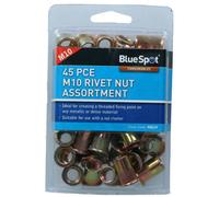 AB Tools 10mm Steel Nut Serts Inserts Rivet Nut Threaded Inserts Blindnut Rivnut Fastener