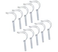 AB Tools 10mm X 60mm Pipe Pin Linch Pins Fastener Retaining Clip Trailer Tractor 10Pc