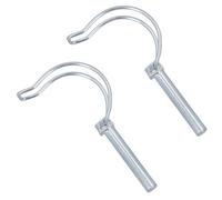 AB Tools 10mm X 60mm Pipe Pin Linch Pins Fastener Retaining Clip Trailer Tractor 2Pc