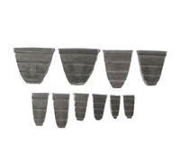 AB Tools 10Pc Hammer Wedge Set Handle Slot Eye Repair Head Handles Mallet