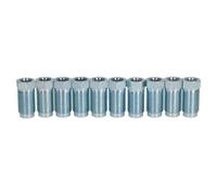 AB Tools 10Pc Steel Male Brake Pipe Union Long Fittings 1/2" X 20 Unf For 5/16" Brakes