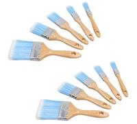 AB Tools 10Pc Synthetic Paint Painting Brush Set Decorating Brushes