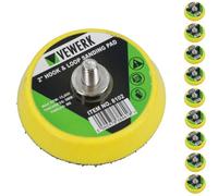 AB Tools 10Pk 2" / 50mm Sanding Polishing / Backing Pad With M6 Thread For Air Sander